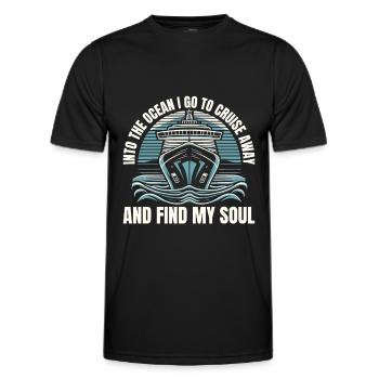Kreuzfahrt - Männer Funktions-T-Shirt - Schwarz - Vorne - AI Model Male 178 dark (178cm)