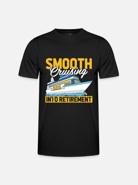 Retraite de Cruise - T-shirt sport Homme - noir