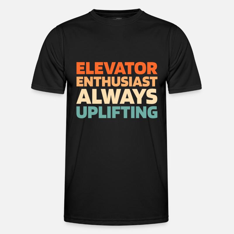 Elevator Elevator - Men's Functional T-Shirt - black