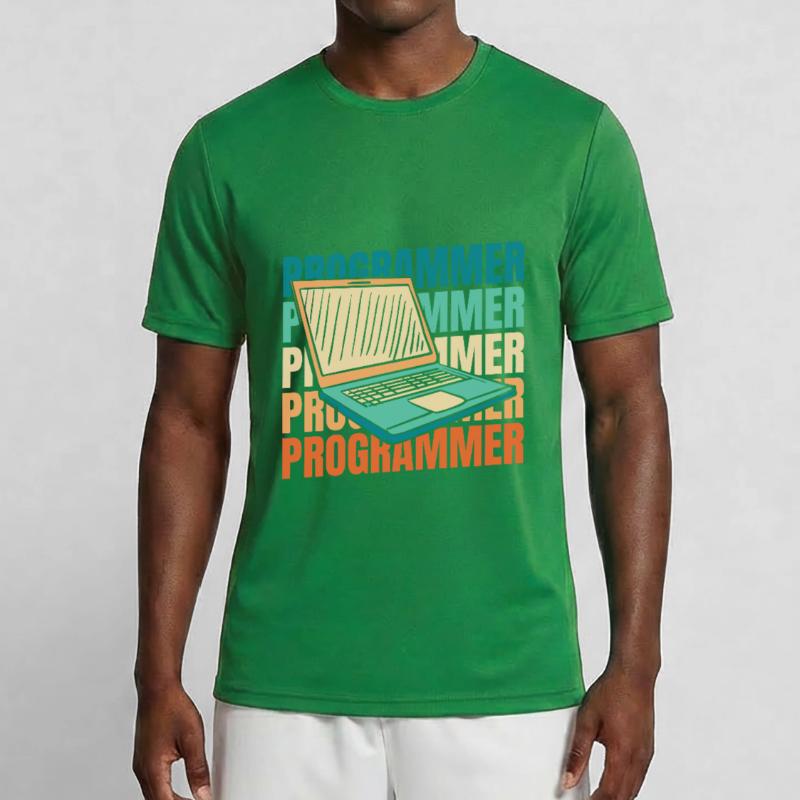 Developer Coder Programmer Men's Functional T-Shirt