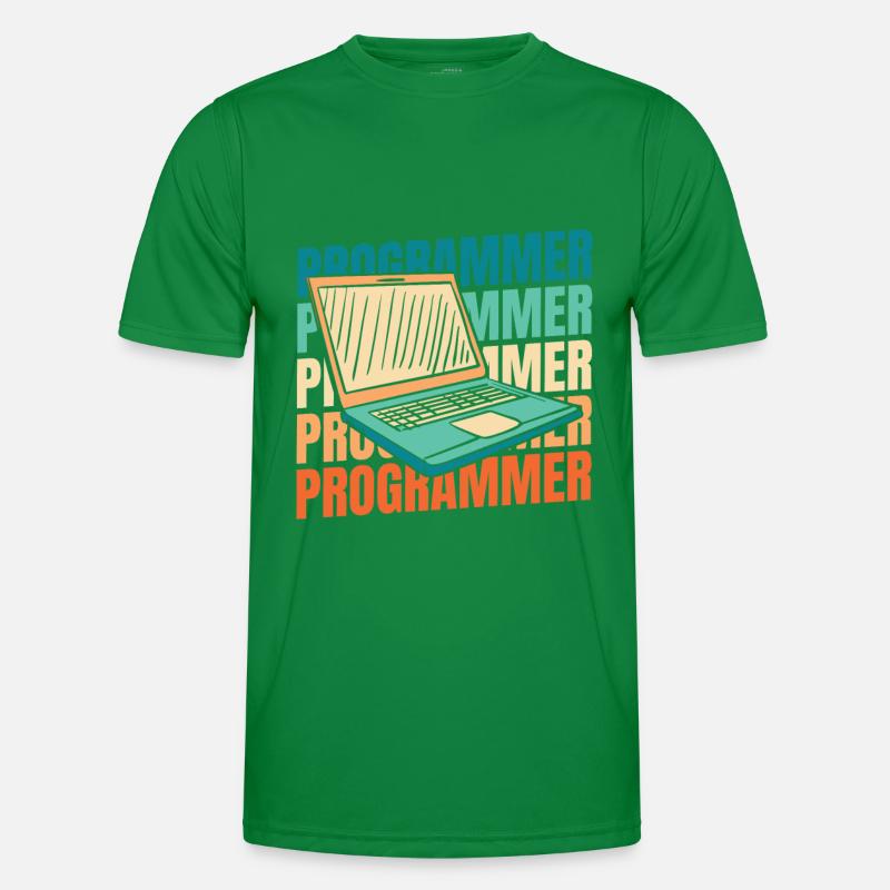 Developer Coder Programmer Men's Functional T-Shirt
