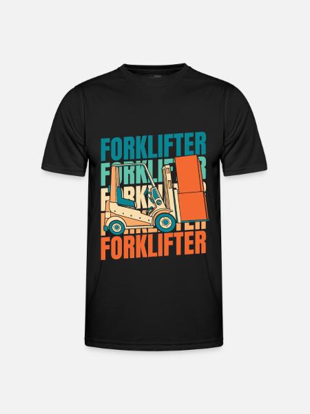 Forklift Forklift Driver - Men's Functional T-Shirt - black