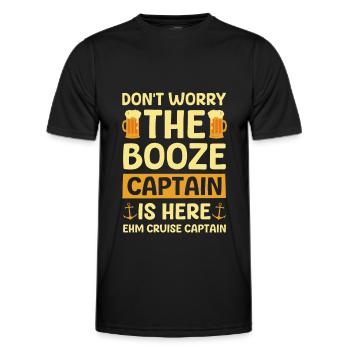 Kreuzfahrt - Männer Funktions-T-Shirt - Schwarz - Vorne - AI Model Male 178 dark (178cm)