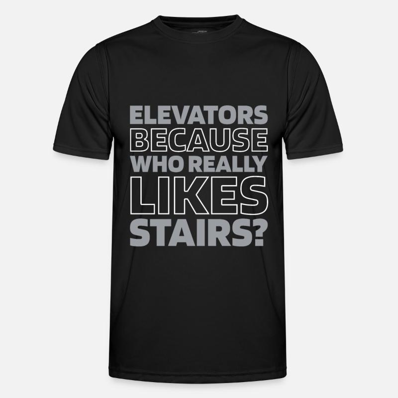 Elevator Elevator - Men's Functional T-Shirt - black
