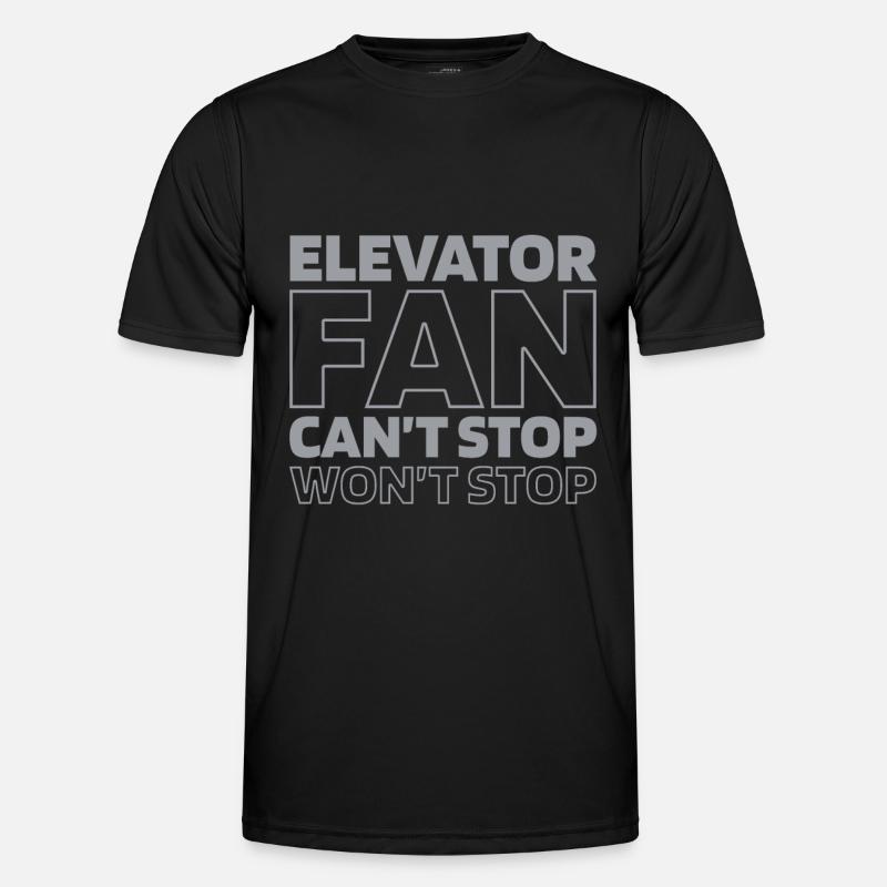 Elevator Elevator - Men's Functional T-Shirt - black
