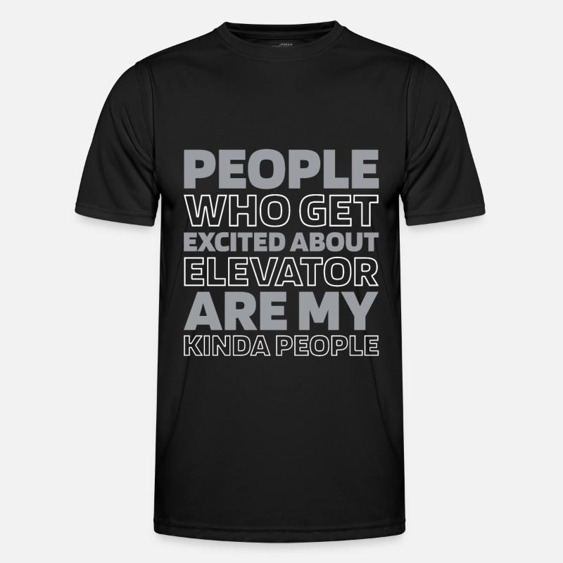 Elevator Elevator - Men's Functional T-Shirt - black