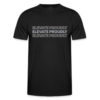 Elevator Elevator - Men's Functional T-Shirt - black - Front - AI Model Male 178 dark (178cm)