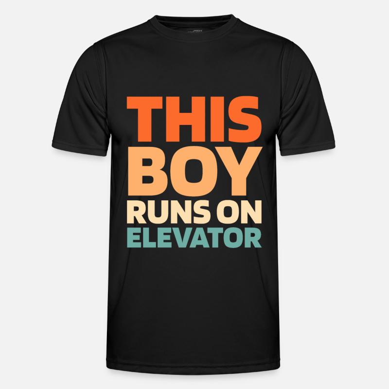 Elevator Elevator - Men's Functional T-Shirt - black