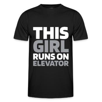 Elevator Elevator - Men's Functional T-Shirt - black - Front - AI Model Male 178 dark (178cm)