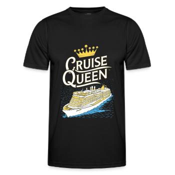 Kreuzfahrt - Männer Funktions-T-Shirt - Schwarz - Vorne - AI Model Male 178 dark (178cm)