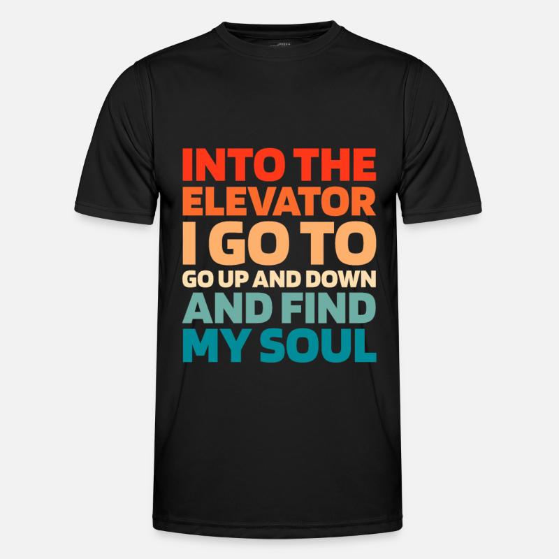 Elevator Elevator - Men's Functional T-Shirt - black