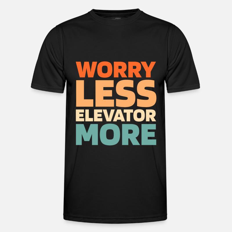 Elevator Elevator - Men's Functional T-Shirt - black
