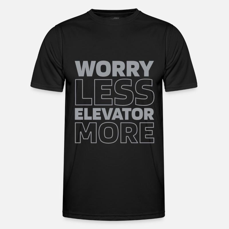 Elevator Elevator - Men's Functional T-Shirt - black