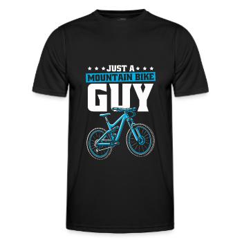 VTT VTT VTT - T-shirt sport Homme - noir - Devant - AI Model Male 178 dark (178cm)