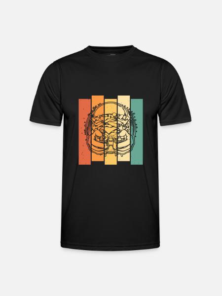 Gamer Gaming Burger Gaming Controller - Männer Funktions-T-Shirt - Schwarz