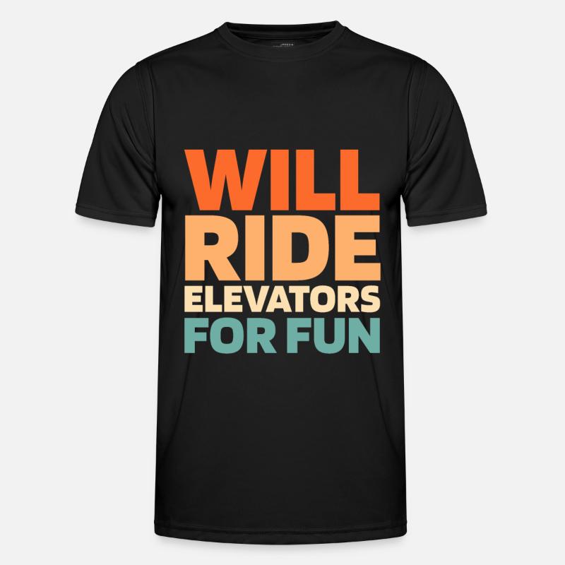 Elevator Elevator - Men's Functional T-Shirt - black