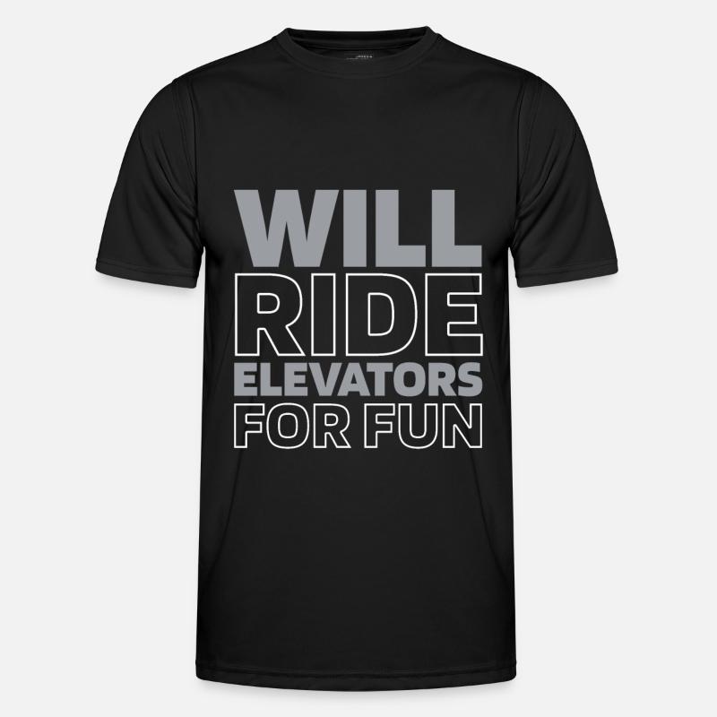 Elevator Elevator - Men's Functional T-Shirt - black