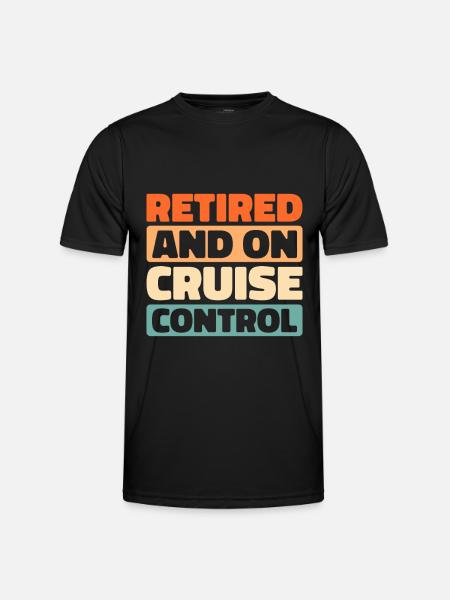 Cruise Retraite - T-shirt sport Homme - noir