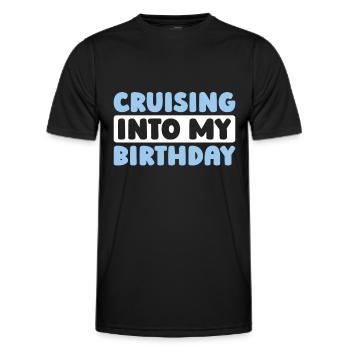 Kreuzfahrt - Männer Funktions-T-Shirt - Schwarz - Vorne - AI Model Male 178 dark (178cm)