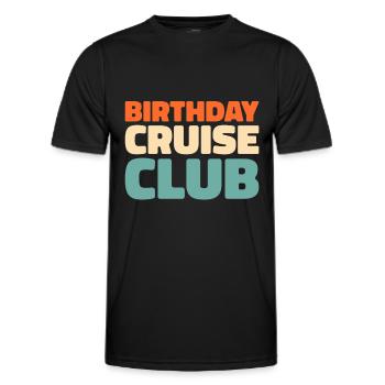 Kreuzfahrt - Männer Funktions-T-Shirt - Schwarz - Vorne - AI Model Male 178 dark (178cm)
