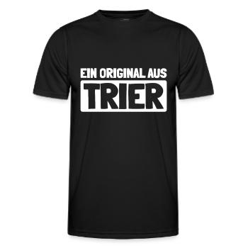 Ville allemande de Trèves Rhénanie-Palatinat - T-shirt sport Homme - noir - Devant - AI Model Male 178 dark (178cm)