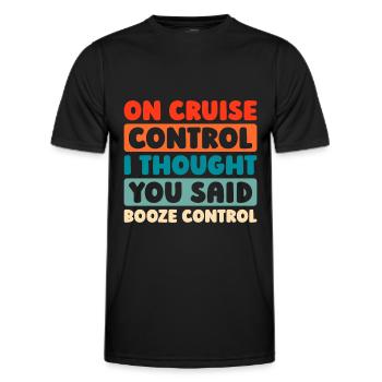 Kreuzfahrt - Männer Funktions-T-Shirt - Schwarz - Vorne - AI Model Male 178 dark (178cm)