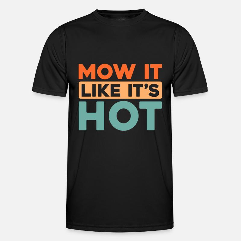 Lawn mower mowing Men's Functional T-Shirt