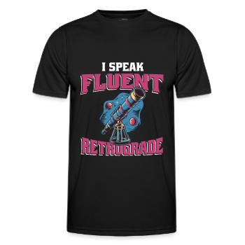 Astrologie Astrologe - Männer Funktions-T-Shirt - Schwarz - Vorne - AI Model Male 178 dark (178cm)