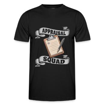 Expert Squad - Men's Functional T-Shirt - black - Front - AI Model Male 178 dark (178cm)