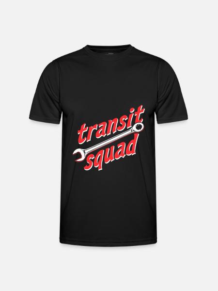 Busmechaniker Kader - Männer Funktions-T-Shirt - Schwarz