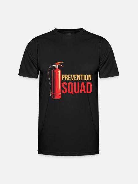 Fire Protection Officer Kader - Men's Functional T-Shirt - black