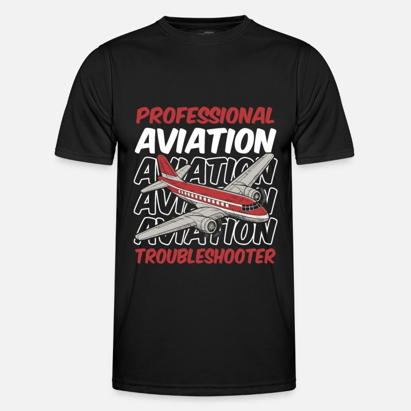 Flight Engineer - Men's Functional T-Shirt - black