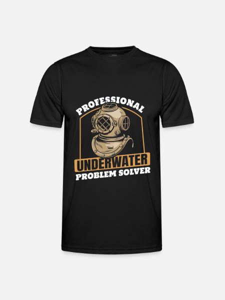 Commercial diver - Men's Functional T-Shirt - black