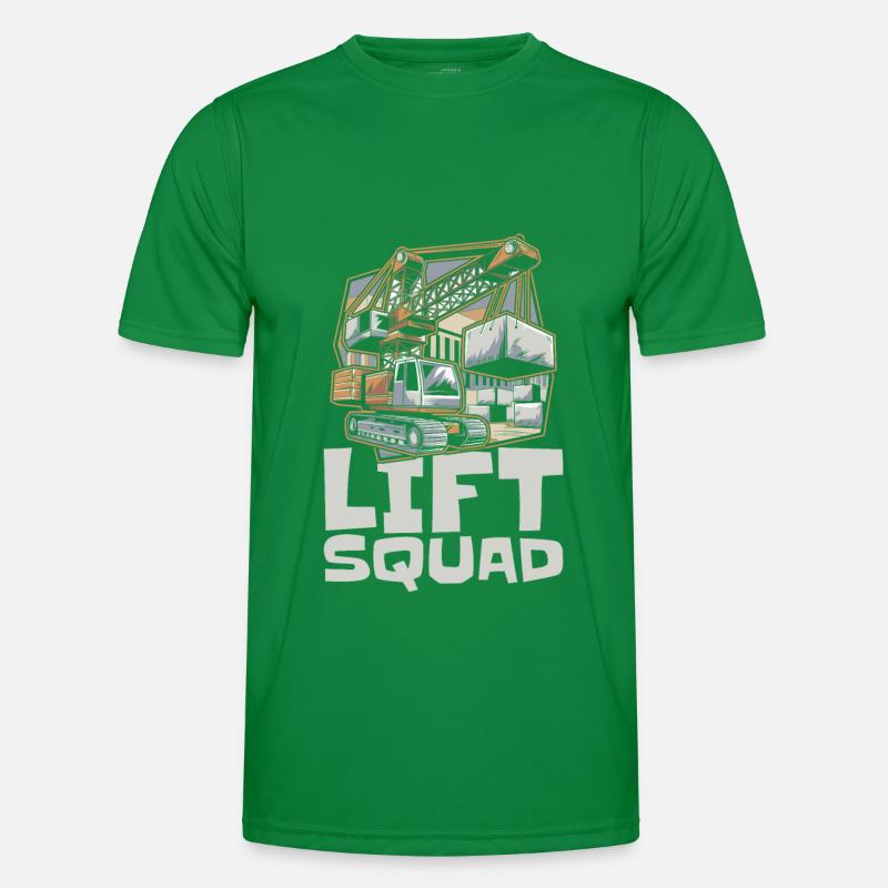 Crane Operator Squad Men's Functional T-Shirt