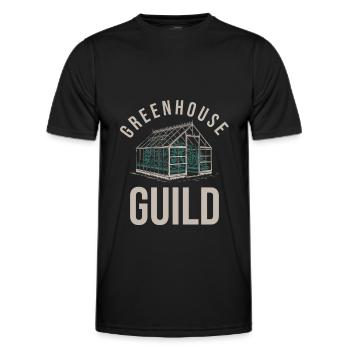 Greenhouse Manager Team - Men's Functional T-Shirt - black - Front - AI Model Male 178 dark (178cm)