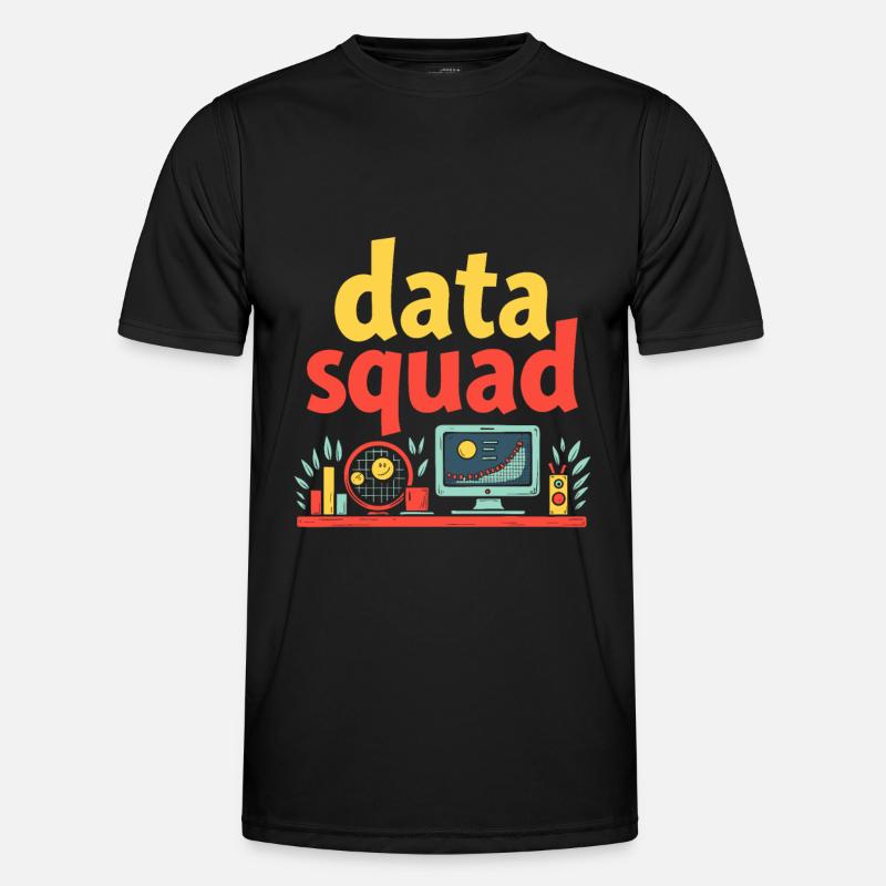 Data Science Data Analyst Squad - Men's Functional T-Shirt - black