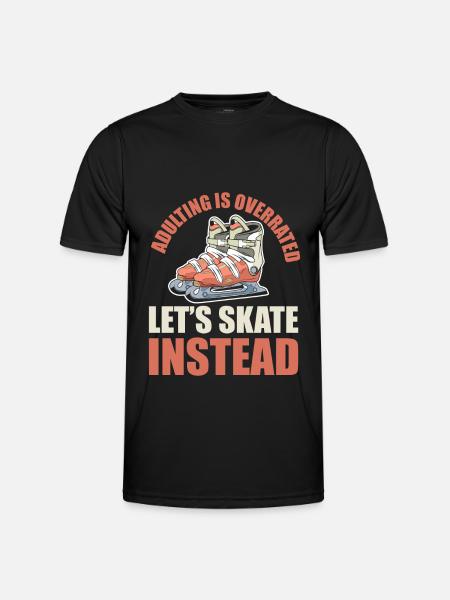 Figure skating figure skater - Men's Functional T-Shirt - black