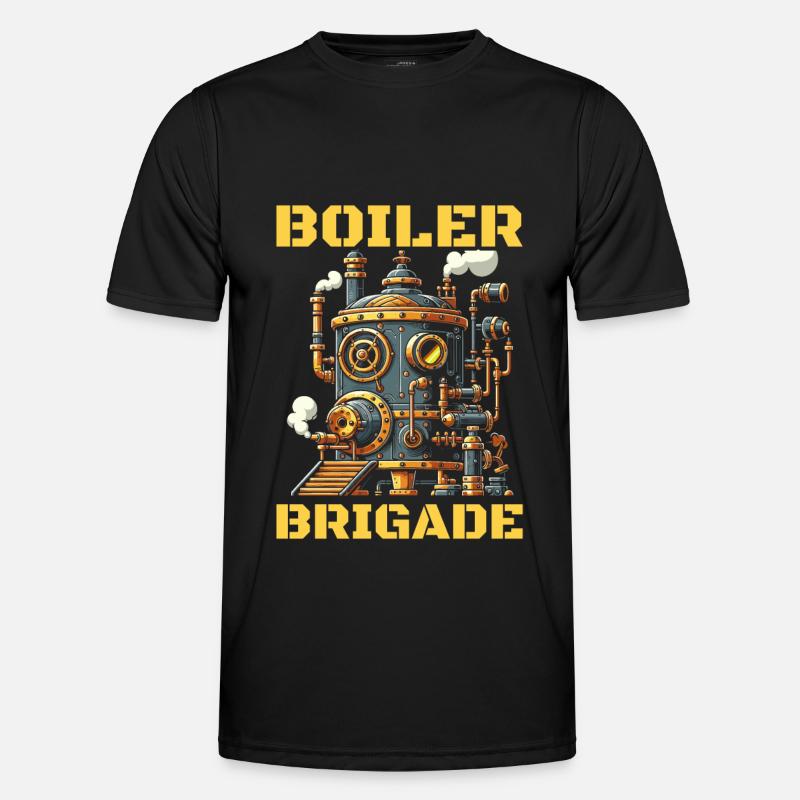 Boiler Operator Team Men's Functional T-Shirt
