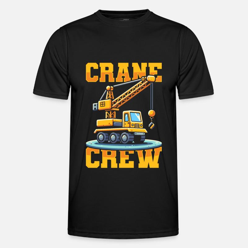 Crane Operator Team Men's Functional T-Shirt