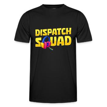 Emergency Call Control Center Operations Center Cadre - Men's Functional T-Shirt - black - Front - AI Model Male 178 dark (178cm)