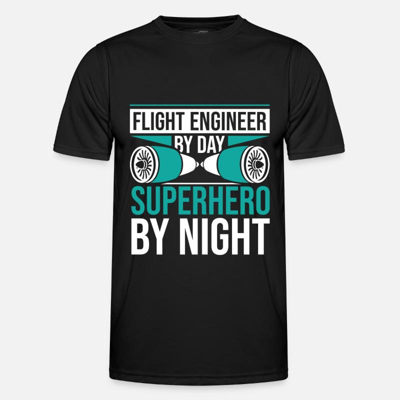 Flight Engineer - Men's Functional T-Shirt - black