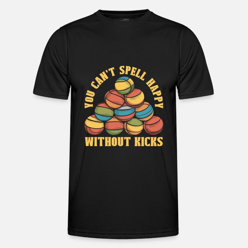 Hacky Sack - Männer Funktions-T-Shirt - Schwarz