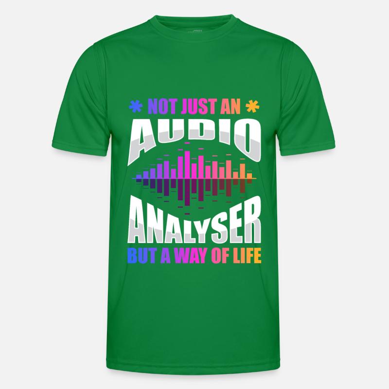 Audio Analyzer Men's Functional T-Shirt