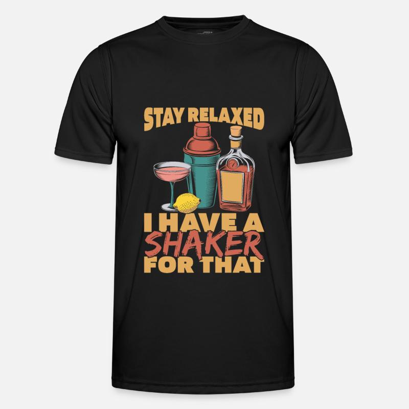 Barkeeper Bartender - Männer Funktions-T-Shirt - Schwarz