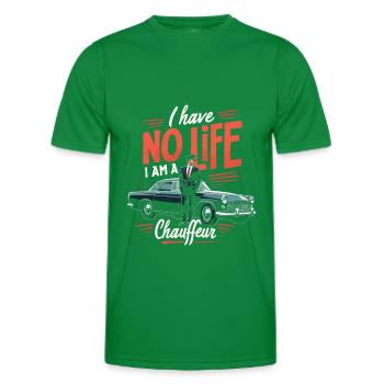 Chauffeur - T-shirt sport Homme - vert - Devant - AI Model Male 178 dark (178cm)