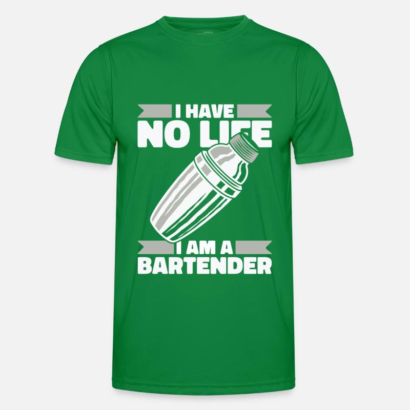 Barkeeper Bartender Men's Functional T-Shirt