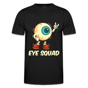 Augenarzt Kader - Männer Funktions-T-Shirt - Schwarz - Vorne - AI Model Male 178 dark (178cm)