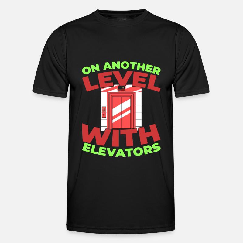 Elevator Elevator - Men's Functional T-Shirt - black