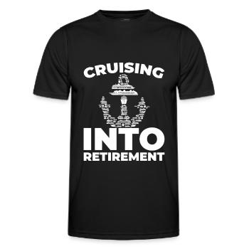 Kreuzfahrt - Männer Funktions-T-Shirt - Schwarz - Vorne - AI Model Male 178 dark (178cm)