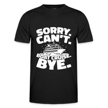 Kreuzfahrt - Männer Funktions-T-Shirt - Schwarz - Vorne - AI Model Male 178 dark (178cm)
